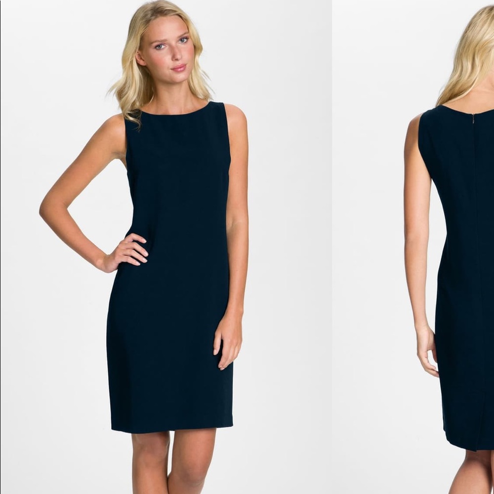 Louben black sheath dress